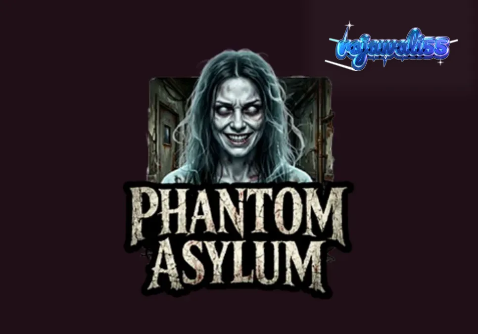 Tampilan visual slot Phantom Asylum dengan tema rumah sakit jiwa yang mencekam